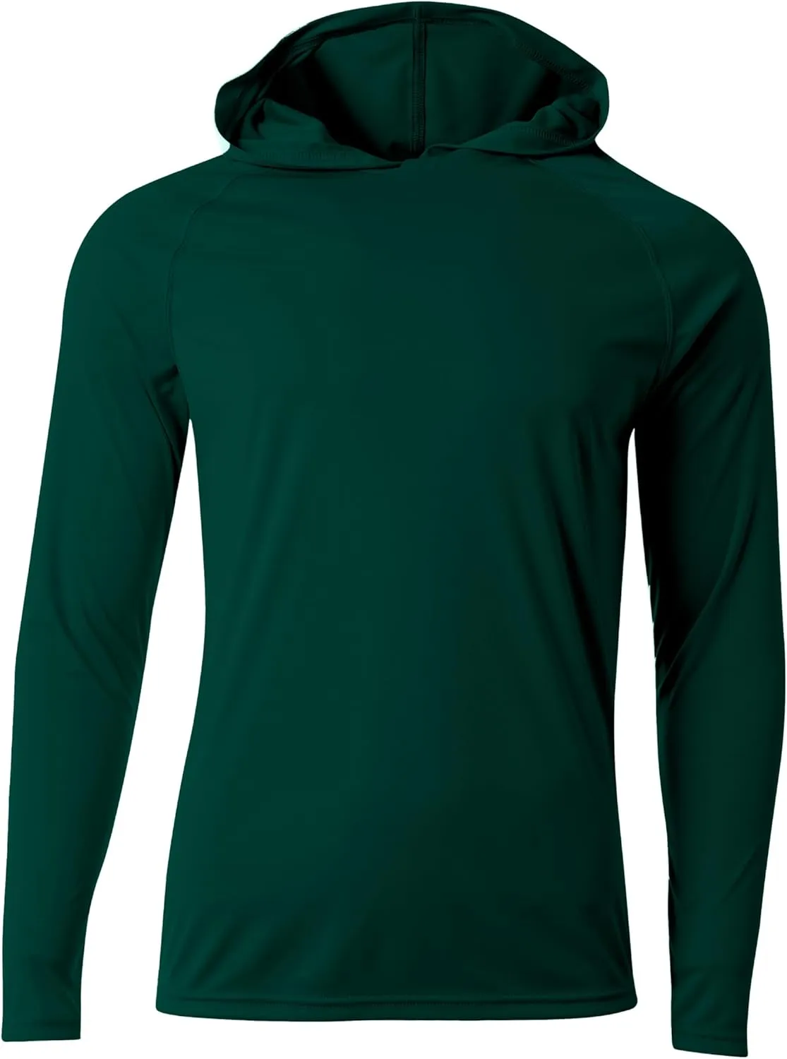 A4 N3409 Men Long Sleeve Hooded Tee Performance Lightweight Hoodie