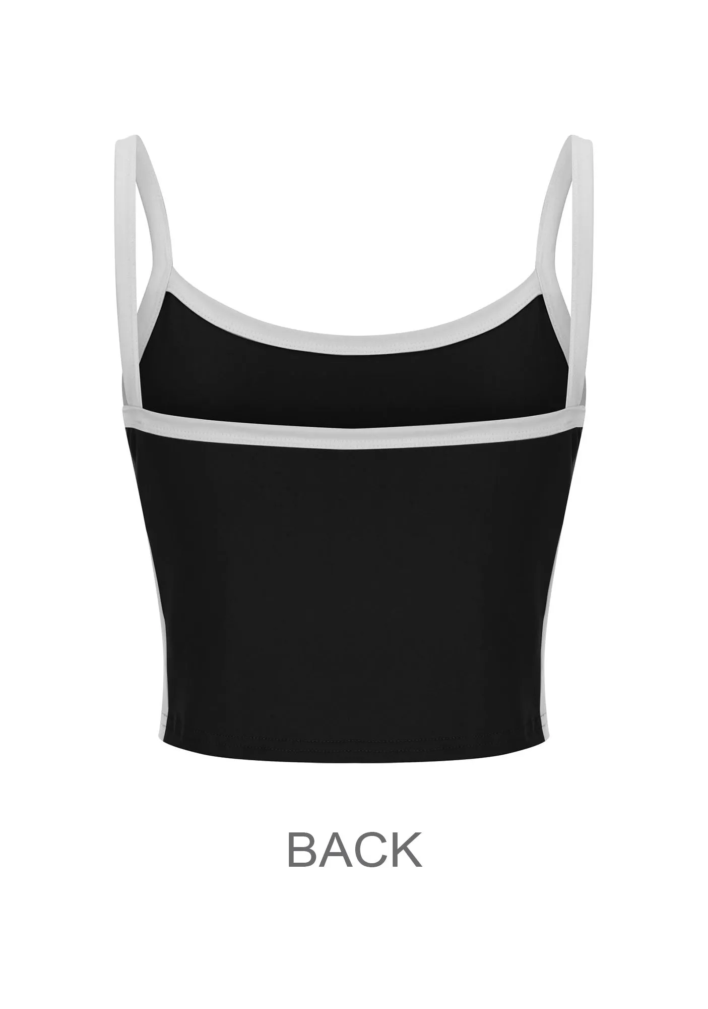Best Ex Girlfriend Y2K Color Block Crop Cami Top Cherrykitten