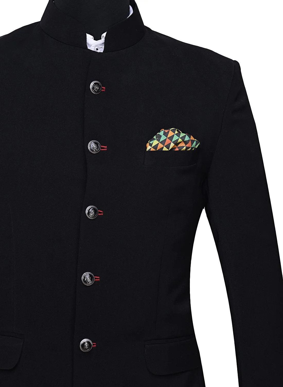 Chokore Multi-coloured Silk Pocket Square from the Plaids line