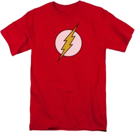 DC Comics Men's The Flash Distressed Logo T-Shirt