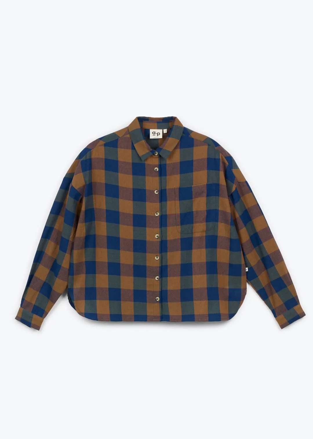 Emmy Lou Casual Checkered Long Sleeve Shirt