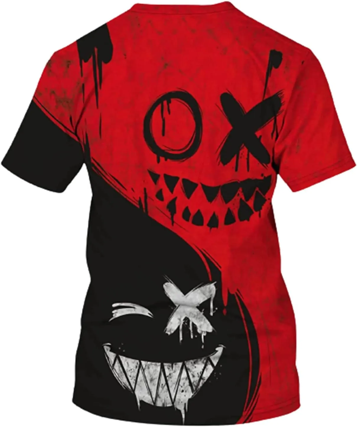 Keasmto 3D Print Cool T Shirts Graphic Design Casual Summer Short Sleeve Fashion Tees Shirt for Men Women