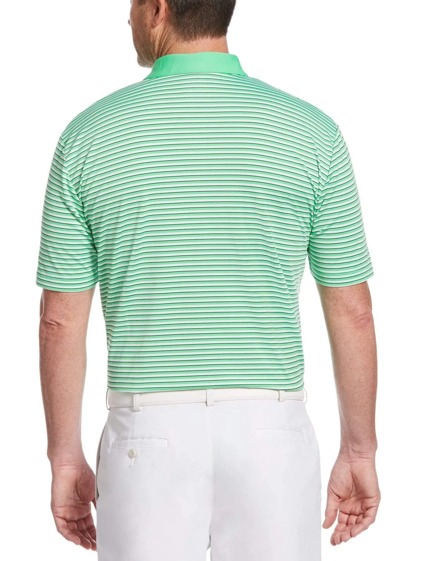 Mens 3-Color Stripe Polo
