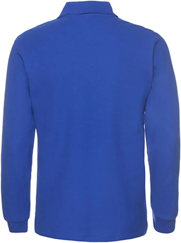 Miqieer Men's Long Sleeve Polo Shirts Regular-Fit Cotton Golf Polo Shirts