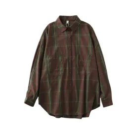 Pre Order:  Plaid Loose Fit Shirt