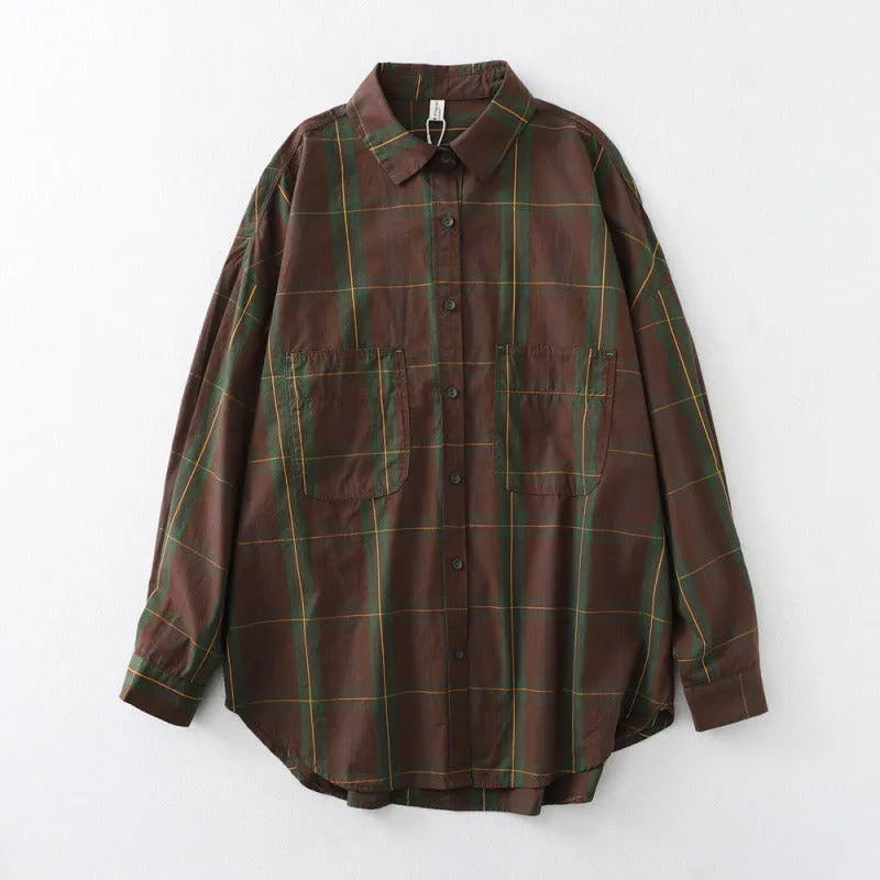 Pre Order:  Plaid Loose Fit Shirt