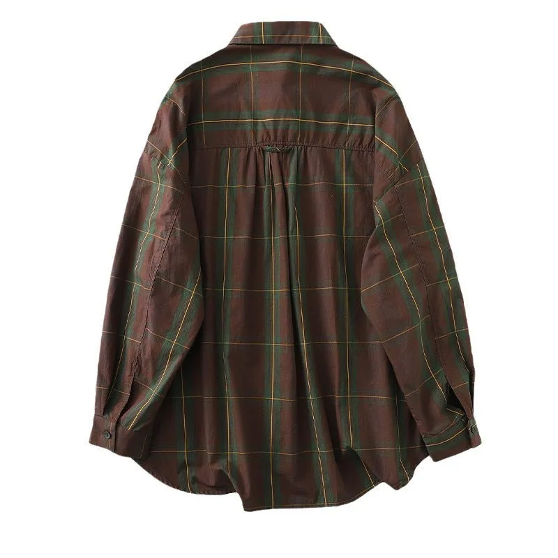 Pre Order:  Plaid Loose Fit Shirt