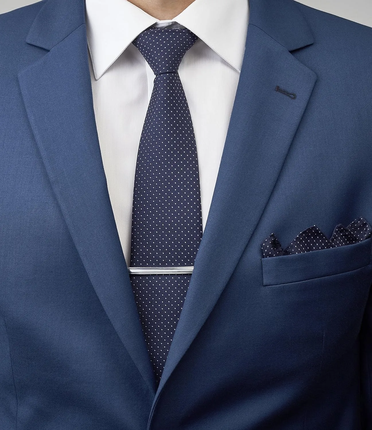 Premium Mens Gift Tie Set Silky Necktie Pocket Squares Tie Clips Cufflinks For Men