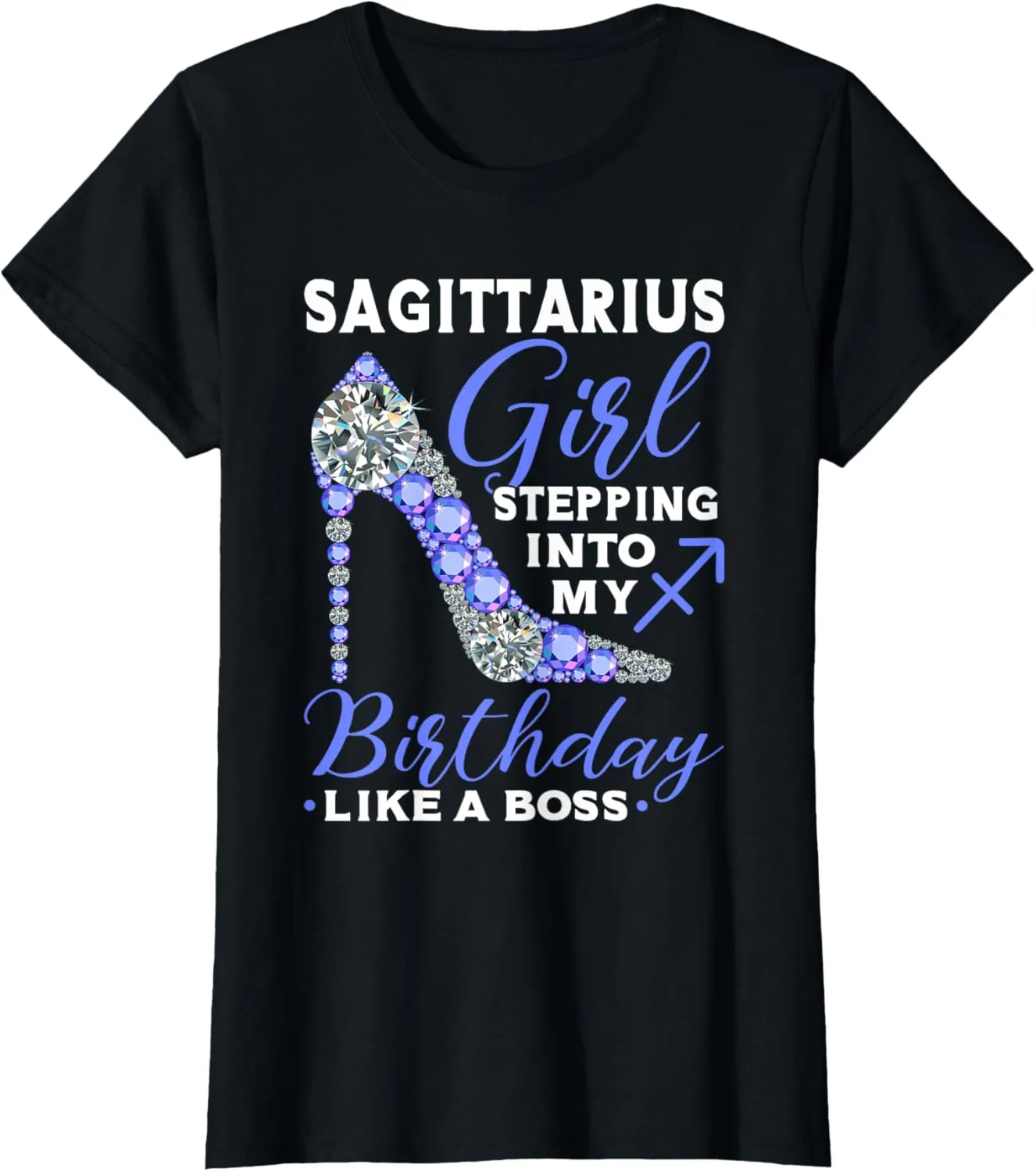 Sagittarius Girl Birthday Horoscope Astrology Zodiac Sign T-Shirt