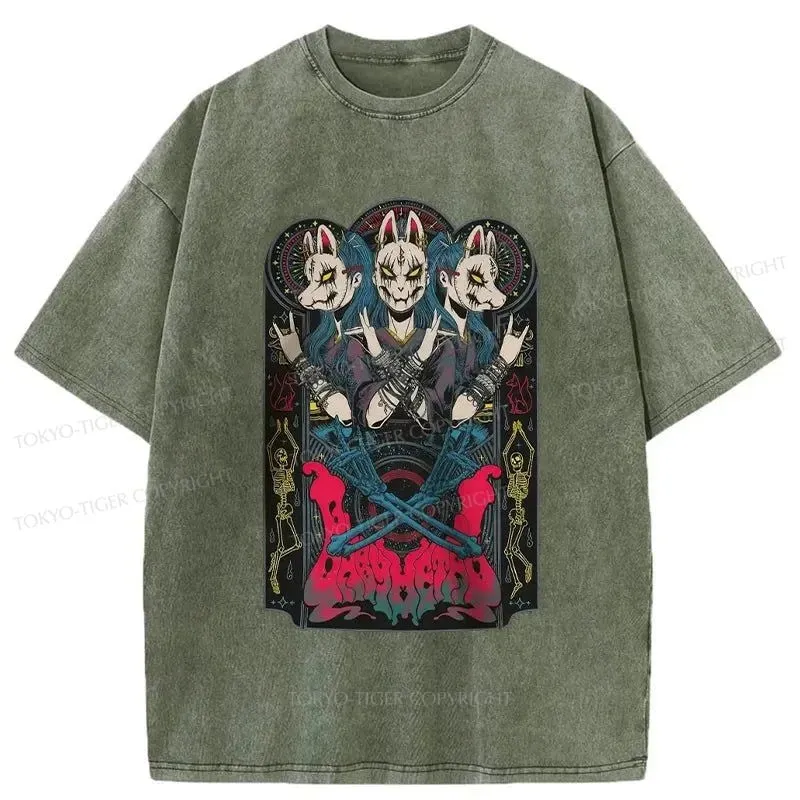 Tokyo-Tiger Babymetal Tour Washed T-Shirt