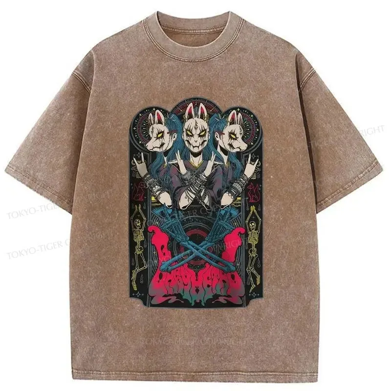 Tokyo-Tiger Babymetal Tour Washed T-Shirt