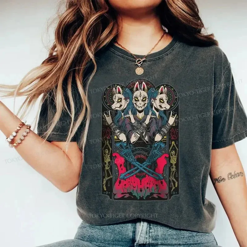 Tokyo-Tiger Babymetal Tour Washed T-Shirt