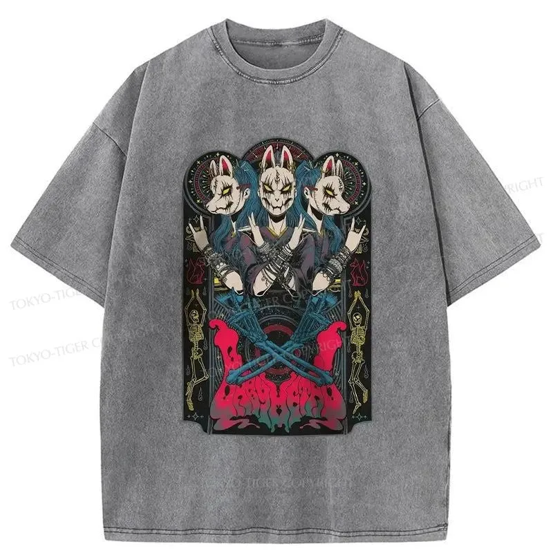 Tokyo-Tiger Babymetal Tour Washed T-Shirt
