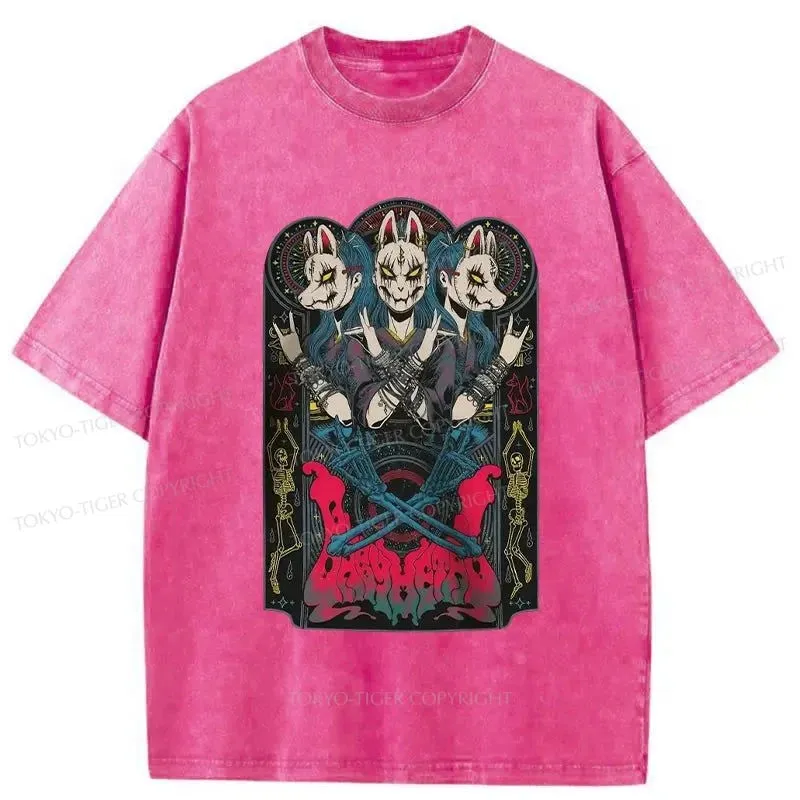 Tokyo-Tiger Babymetal Tour Washed T-Shirt