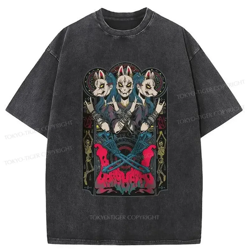Tokyo-Tiger Babymetal Tour Washed T-Shirt