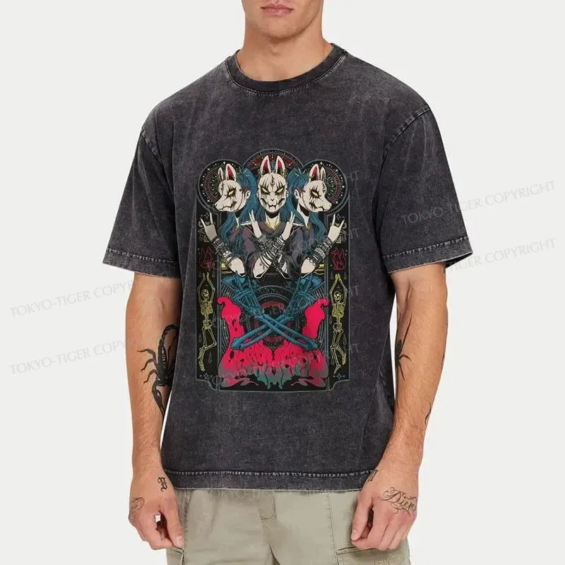 Tokyo-Tiger Babymetal Tour Washed T-Shirt