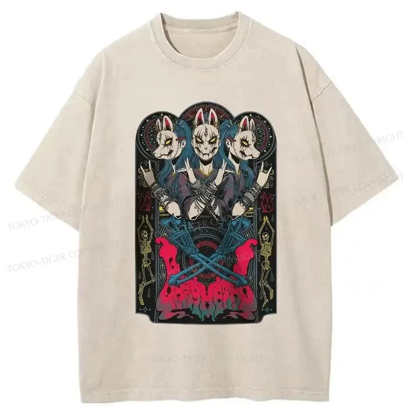 Tokyo-Tiger Babymetal Tour Washed T-Shirt